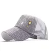 Ball Caps Creative Cartoon Sun Hat Korean Style Summer Damskie haftowana czapka baseballowa jasna przędza z siatką