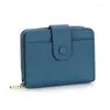 Wallets COMFORSKIN Premium Cowhide Leather Women Wallet Arrivals Soft Style Female Zipper Purse Large Capacity Pockets