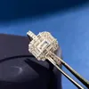 Neue Mode T Brief Ehering Silber mit Diamanten Frauen Ohrring Armband Verlobungsring Designer Schmuck TR-24