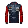 Vestes masculines Vestes en cuir de moto masculin