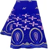 KY-5078 Coton Coton Broidered Swiss Voile Lace Fabric Robes d'anniversaire décoratifs pour femmes Banquet Party Dernier 5 yards africain en vente Summer et Automne 2023