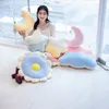 Plush Pillows Cushions Kawaii Colourful Cloud Star Moon Flowers Throw Super Soft Pillow Cushion Rainbow Plush Toy Baby Kids Bedroom Decor Sofa Gift 230817