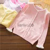 Pullover Autumn Baby Toddler Teen Clothes Girls Knitted Cardigan Girl Sweater Tops Kids Coats Jackets Sweaters Cardigan Children Outwear x0818