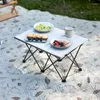 Lägermöbler Naturehike Portable Folding Table Ultralight Aluminium Alloy Roll Tables Outdoor Travel Camping For Beach Barbecue Trip