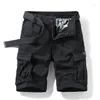 Shorts masculins 2023 MENS SUMME Coton Armée tactique Tactical Sultage Fasion Kaki Pantalon de tri décontracté multi-poches