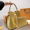 Designer -Tasche die Einkaufstasche Frauen Modehandtasche Luxus -Eimer -Tasche Klassiker gedruckt