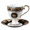 Mugs Luxury Europe Court Bone China Coffee Tup Coffet Creative Porcelain Teacup Afternoon TEA Party El Home Decor Mariage Cadeaux 230817