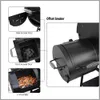 BBQ Grills 30" CC1830F Charcoal Grill with Offset Smoker charcoal grill barbecue bbq 230817