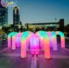 Mall Mall Park Adventing Lighting Archway 2.9x3.6m قابلة للنفخ مع أضواء LED تفجر أقواس التضخم لألعاب الزخرفة الحدث الرياضية