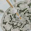 Antique Cotton parasol lace umbrella wedding bride bridesmaid photo props 12pcs lot in bulkZZ