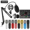 Microfones BM800 V8S CARDE DE SOM CONSULTO DE ÁUDIO PROFISSIONAL BM800 Mic Studio Condenser Microphone para podcast de karaokê gravação ao vivo HKD230818