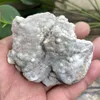 Dekorative Objekte Figuren Hemimorphit natürliche Steine ​​und Kristalle Heilung Edelstein Mineralien Exemplar Rohes Reiki Geode -Gesteinsornamente für 230817