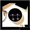 Stud Super Glittering Fashion Luxury Designer Zircon Diamond Cute Snowflake Korean Style Dangle Chandelier Earrings For Woman Girls Vd Dh0Zp