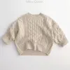 Pullover Baby Solid Tops Kids Sweaters Korean Style Children Clothing Autumn Spring Boys Girls Sweater 230817