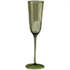 Wijnglazen Franse retro groene gegolfde beker kleurglas middeleeuwse champagne creatieve thuisbar el winkel dranken