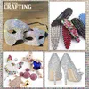 Décorations Nail Art Nail Art s Glitter Crystal Gems 3D Flatback Nails Tech Supplies Produits Matériel Pierres Décor Accessoires Pièces Charme 230818