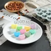 Выпечка 10 клетки Прекрасные сердечные силиконовые шоколадные плесени DIY CANDY CANDY Плесень для детских комплементарных продуктов питания