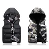 Witcoat Outfit genitore-figlio di giubbotto camo caldo giubbotti ragazzi cotone cotone con zip pieno zip whip bidone per bambini giacca per bambini 100-185cm 230817