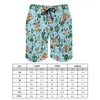 Shorts masculinos Fennec Board Cactus deserto Estamão Fashion Beach calça curta Men projetará surf no presente de aniversário do Swim Swim Reduse