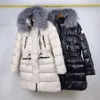 23FW Woman Puffer Jacket Designer Women Fur Parkas Coat Winter Fashion Long Down Jackets Classic Hooded Puff Jackets Ytterkläder högt