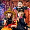 Andra evenemangsfestleveranser LED Light Halloween Ring Glowing Pumpkin Ghost Skull Rings Kids Gift Decoration for Home Horror Props 230817