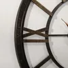 Wandklokken Eerste Time Co Bronze Big Time Clock Modern Analog 40 X 2 in 230817