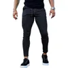 Pantaloni da uomo slim casual ceramica traspirante con gamba a gamba aperta allenamento