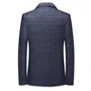 Мужские костюмы Blazer High-классная пальто Slim Fashion Well Средние однолетние единственные предметы Западная корейская версия