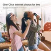 Microphones K7 Wireless Audio Microphone Integrated Microphone Home Singing Speaker Portable Microphone K Song Live Condenser Microphone HKD230818