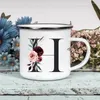 Tasses alphabet fleurs A-Z