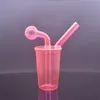 10pcs Coffee Cup Bubbler Smoking Water Bong Hookah Beaker Rigs Glass Pipes Hand Smoking Pipe with 30mm Oil Burner Pipe