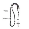 Pendant Necklaces Catholic Necklace For Cross Rosary Prayer Religious Bead 40GB