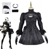 Cosplay Nier Automata Cosplay Costume Yorha 2b Sexig outfit Games Passar Kvinnor Rollspel Kostymer Girls Halloween Party Fancy Dress 230817