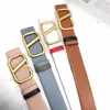 Ceinture de créateur pour femme ceintures réversibles ceinture de luxe en cuir véritable classique couleur unie boucle de lettre en or largeur 2 cm 3 cm 4 cm taille 90 cm-110 cm 19 styles avec boîte