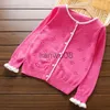 Pullover Autumn Baby Toddler Teen Clothes Girls Knitted Cardigan Girl Sweater Tops Kids Coats Jackets Sweaters Cardigan Children Outwear x0818
