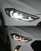 مجموعة المصابيح الأمامية LED LED للاستبدال المصابيح الأمامية ELANTRA 20 16-20 20 BMW TYPE DRL النهار ضوء النهار