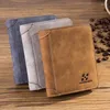 Portafogli portafoglio in pelle maschile bolfold slim hipster hipster hide hide holder inserti monete borse pieghevoli di lusso