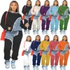 Designer Jogger costumes d'hiver Femmes d'hiver Suisses à piste Pullover Hoodied Pantalons de survêtement en deux pièces