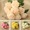 Dekorativa blommor Imitation Rose Desktop Centerpiece Artificial Flower for Wedding Table Home Party Decorations Diy Supplies