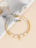 Strand Gold Plated Beaded Miyuki Bracelets For Women Teen Girl Friendship Jewelry Summer Trendy Letter A-Z Pearl Charm Bracelet Design