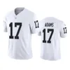 Las Vegas''Raiders''Men 4 Derek Carr 17 Davante Adams 28 Josh Jacobs 8 Josh Jacobs Dames Jeugd Wit Custom Vapor Limited Jersey