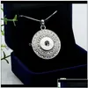 Colliers pendants pendentifs bijoux mode beauté strass rond Collier en métal 60cm