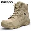 Boots Safety Shoes Climbing Hiking Shoes Ankle Men Outdoor Boots Men Tactical Boots Army Boots Mens Military Desert Waterproof Work J230818