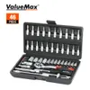 Декоративные объекты статуэтки ValueMax PC Set Set Home Instruments of Tools для ремонта автомобиля 1 4 ”DR Gratchet Harench 230816