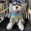 Vêtements de chien Stripe tshirt chiens vêtements pour animaux