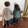 Giacche 2023 Girls all'ingrosso cappotto giacca per bambini a maniche per maniche per maniche piena di cotone autunno 1-7 anni A784