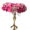 Decoratieve bloemen Wedding Krans Road Lead Bloem Rose Wall Decoratie Tafel Middelpunt 8 stks/Lot Tongfeng