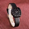 Wristwatches Women Fashion Casual Leather Strap Bracelet Watches Ladies White Romantic Black Cool Time Girl Pretty Love Clocks Teen Gift