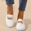 Dress Shoes Women Flats Shoes Gold Chain Summer Sneakers For Women Casual Shoes Plus Size Walking Shoes T230818