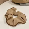 Haarclips Amorcome katoenen scrunchie elastische banden voor vrouwen solide kleurenband hoofddeksels houder mode -accessoires